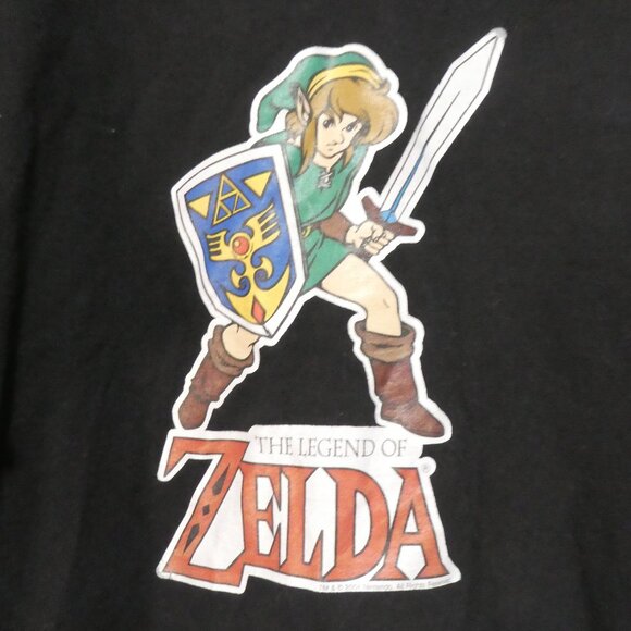 BANG-ON | 2XL | Black The Legend Of Zelda Short Sleeve Tee / T-Shirt - Picture 1 of 13